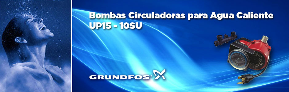 Bombas Circuladoras para Agua Caliente Grundfos UP
