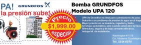 Bombas para Aumento de Presion Domestica de Agua UPA 120 Bombas Grundfos
