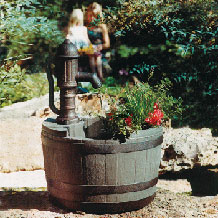 Fuentes para Jardines Fuentes de Agua Barril de Whiskey